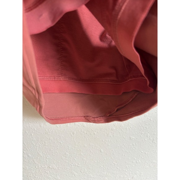 Lululemon Forward Fold Bra Longline Tank Top Cross Back Clay Size 6 - Picture 6 of 7